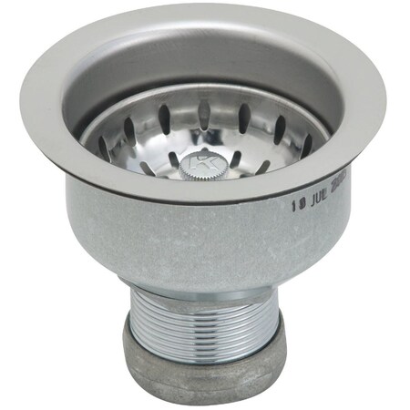 All-Source 3-1/2 In. Stainless Steel Long Shank Basket Strainer Assembly 438431